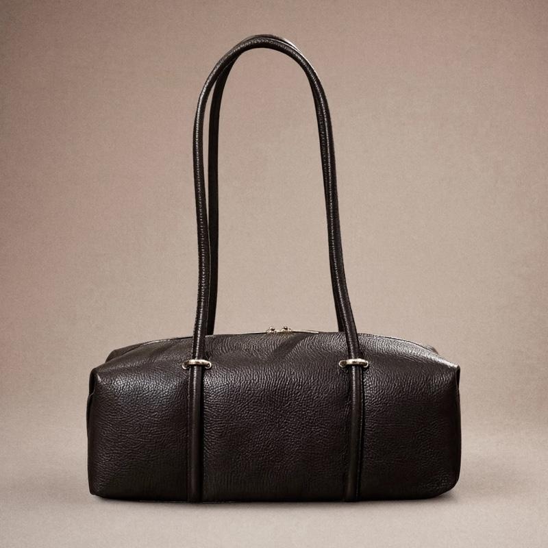 Sac Ginevra en cuir de vachette, coloris chocolat — orme.