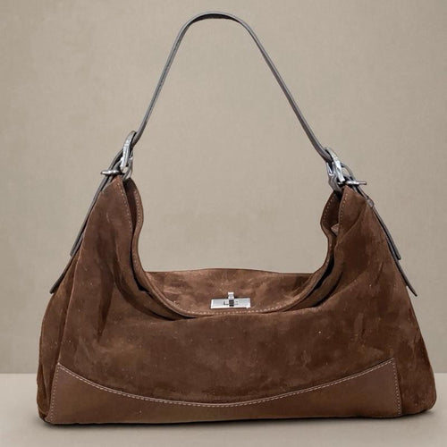 Sac à main Ambra en daim — orme.