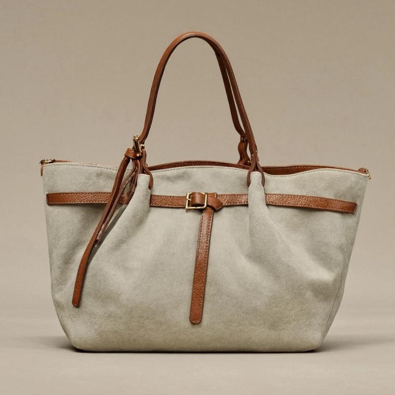 Sac Mara en daim, coloris beige — orme.