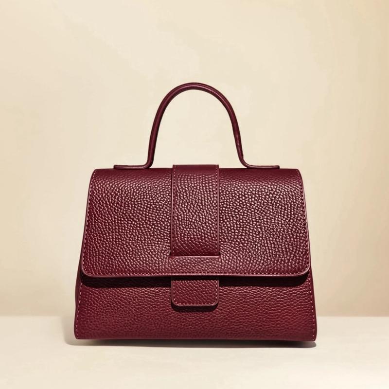 Sac Sara en cuir de vachette, coloris prune — orme.