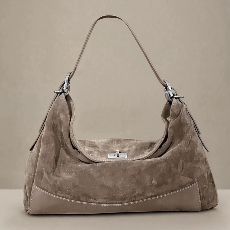 Sac Ambra en daim, coloris taupe — orme.