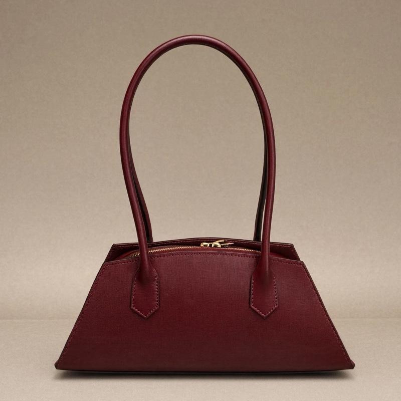 Sac Sandra en cuir de vachette, coloris bordeaux — orme.