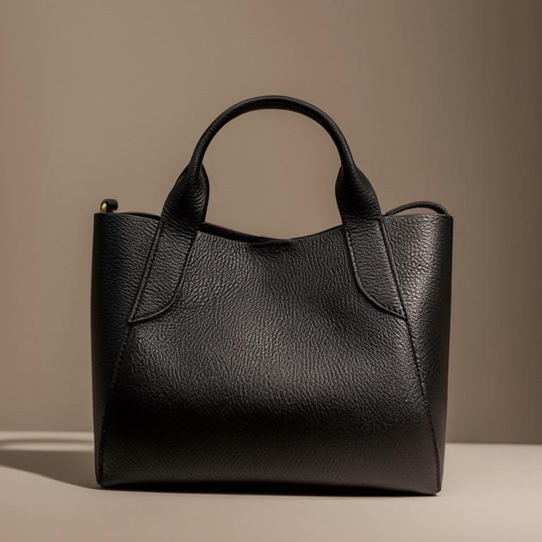 Sac Olimpia en cuir de vachette, coloris noir — orme.