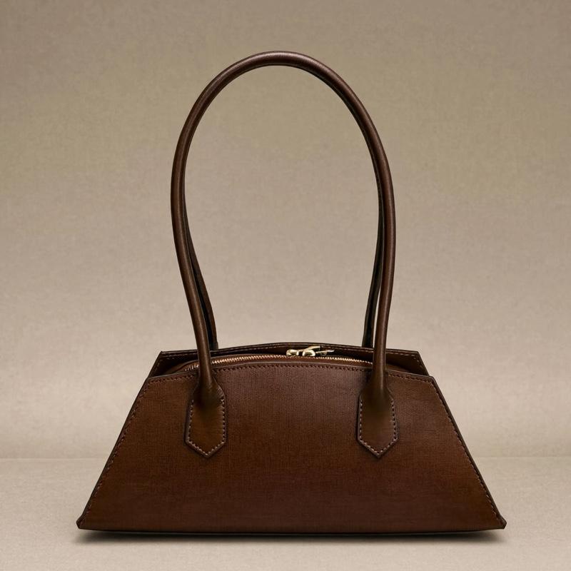 Sac Sandra en cuir de vachette, coloris chocolat — orme.