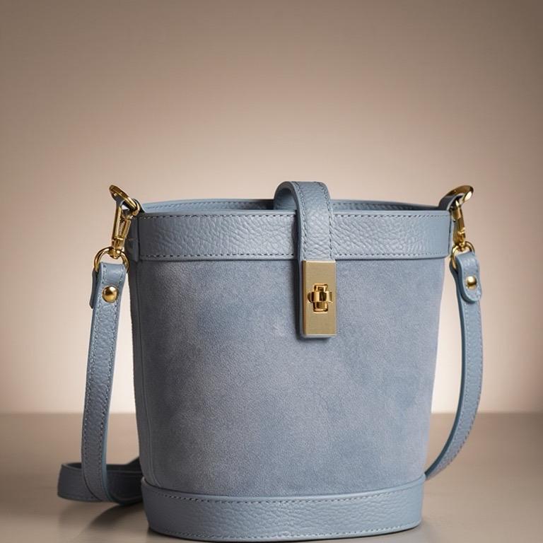 Sac Ilenia en cuir de vachette, vue d'ensemble des coloris — orme.