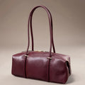 Sac Ginevra en cuir de vachette, coloris bordeaux — orme.