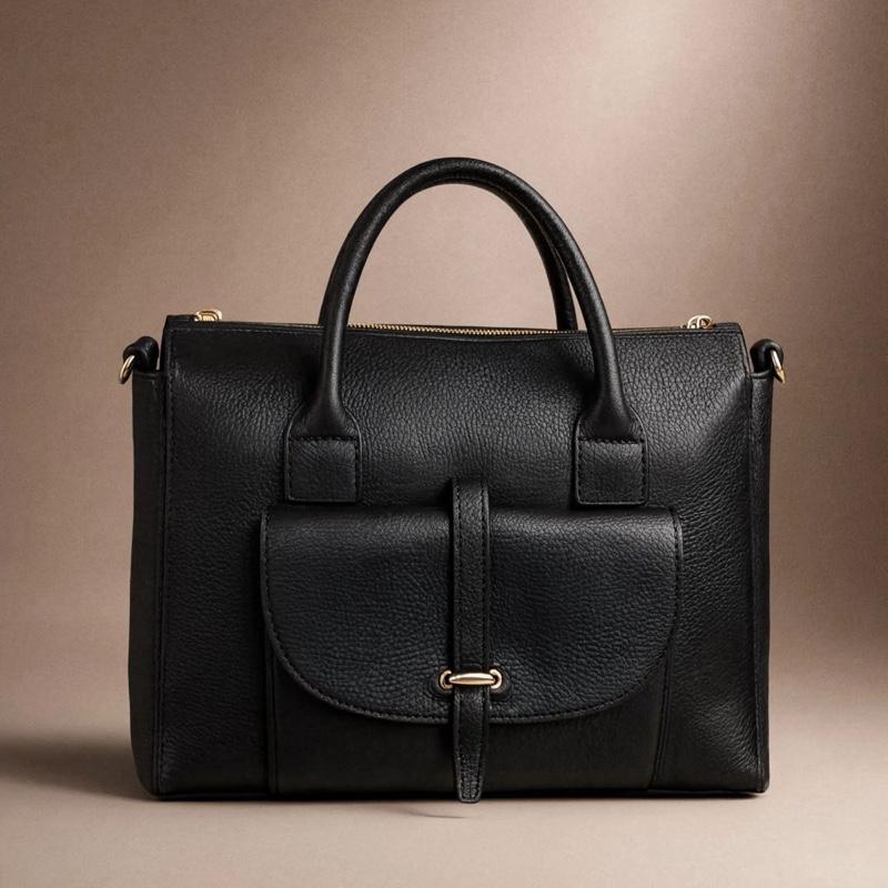 Sac Serena en cuir de vachette, coloris noir — orme.