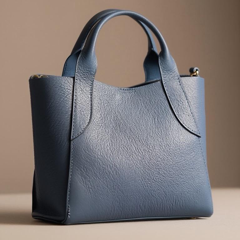 Sac Olimpia en cuir de vachette, coloris bleu jeans — orme.