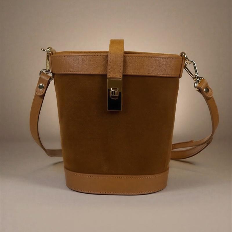 Sac Ilenia en cuir de vachette, coloris cognac — orme.