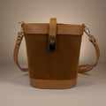 Sac Ilenia en cuir de vachette, coloris cognac — orme.