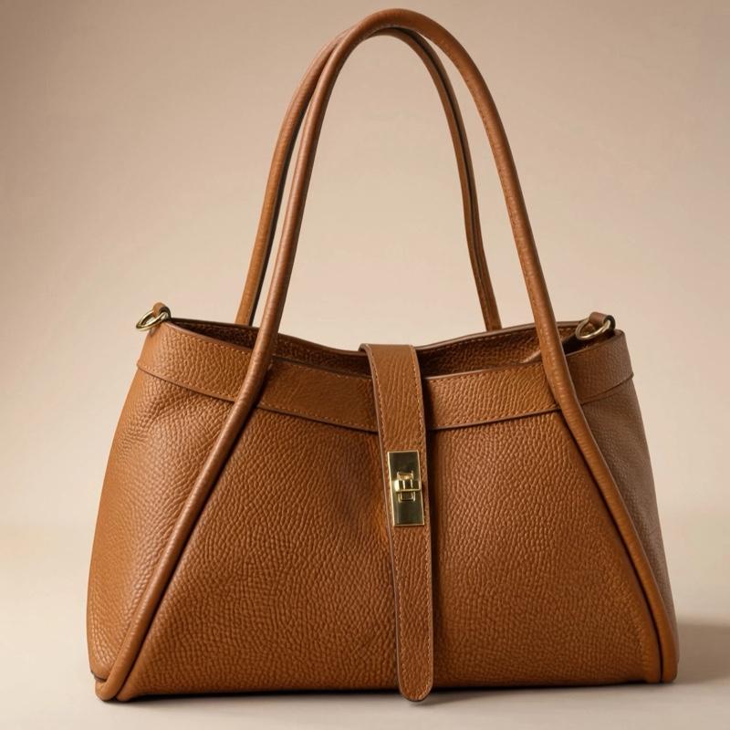 Sac Elena en cuir de vachette, coloris cognac — orme.