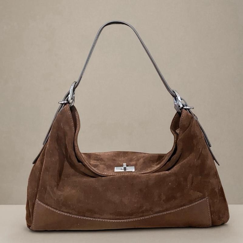 Sac Ambra en daim, coloris chocolat — orme.