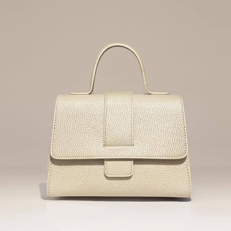 Sac Sara en cuir de vachette, coloris crème — orme.
