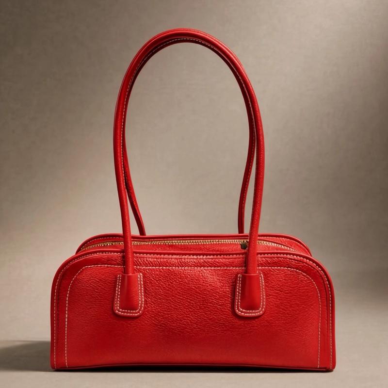 Sac Annalisa en cuir de vachette, coloris rouge — orme.