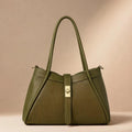 Sac Elena en cuir de vachette, coloris vert — orme.